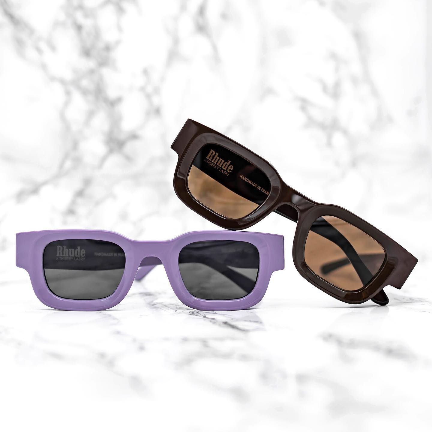 RHUDE x THIERRY LASRY Rhevision Purple sunglasses