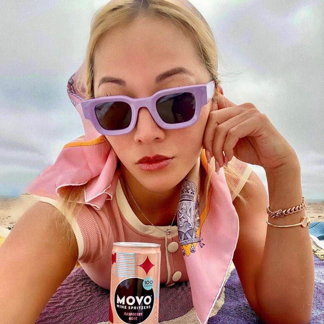 RHUDE x THIERRY LASRY Rhevision Purple sunglasses