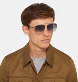  Tom Ford Binx Gold Green sunglasses 
