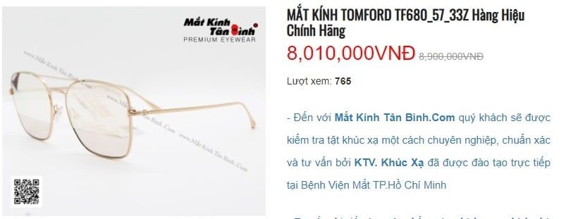 (ĐÃ BÁN) Tom Ford Dylan-2 sunglasses