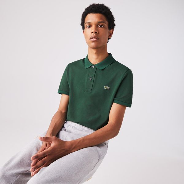  Áo Lacoste Slim Fit xanh lá - PH7937 