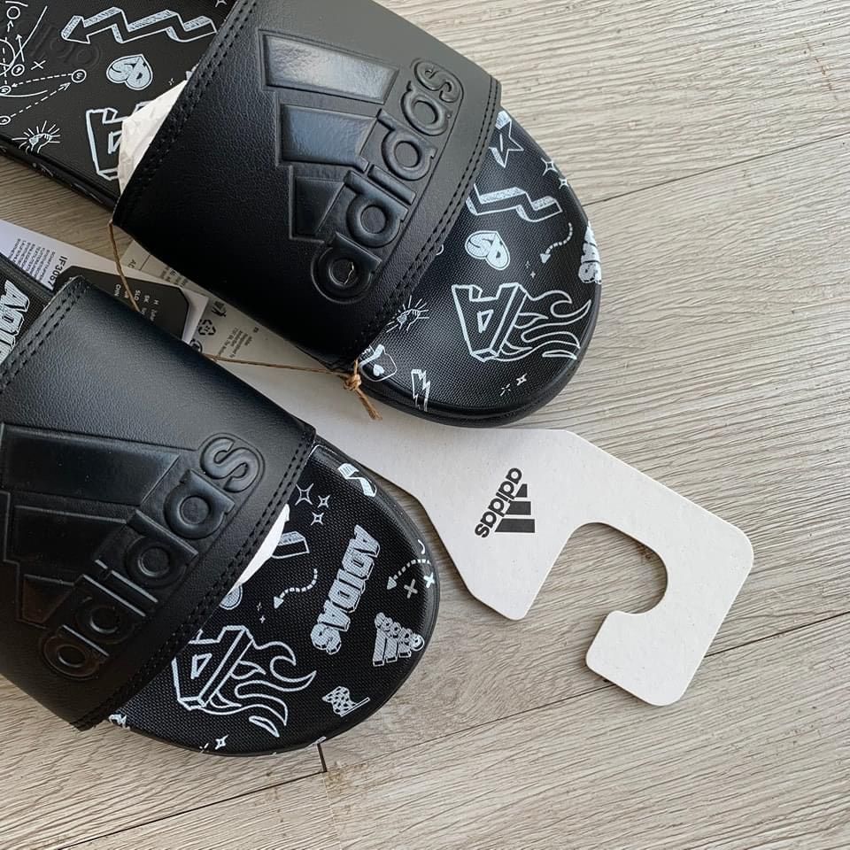  Dép Adidas Adilette Comfort Core Black IF3057 