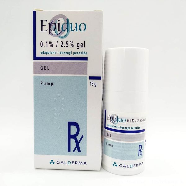Epiduo 0.1%/2.5% gel - Thuốc trị mụn trứng cá hiệu quả