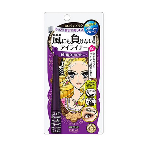 Kẻ Mắt Nước Chống Lem , Chống Trôi Kiss Me Heroine Tím #01