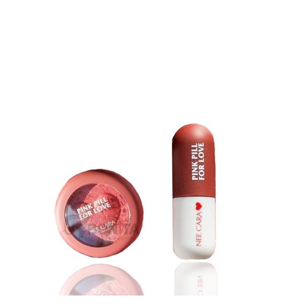 Set Makeup Son + Phấn Mắt Nee Cara Thái Lan Màu 05
