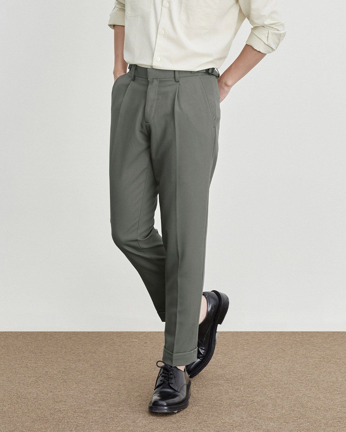 SIDE TAB BANDING TROUSER