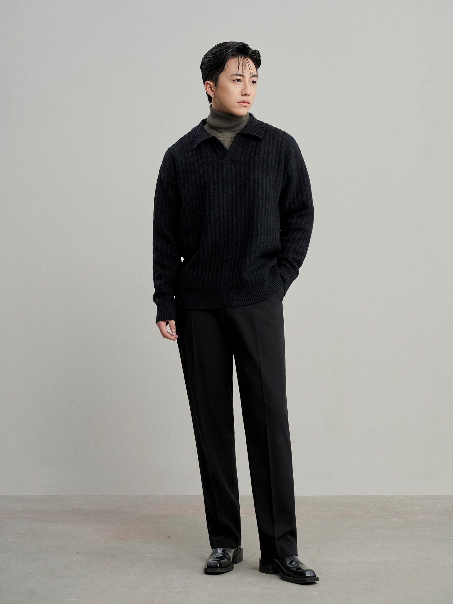 Slit Wide Fit Trouser