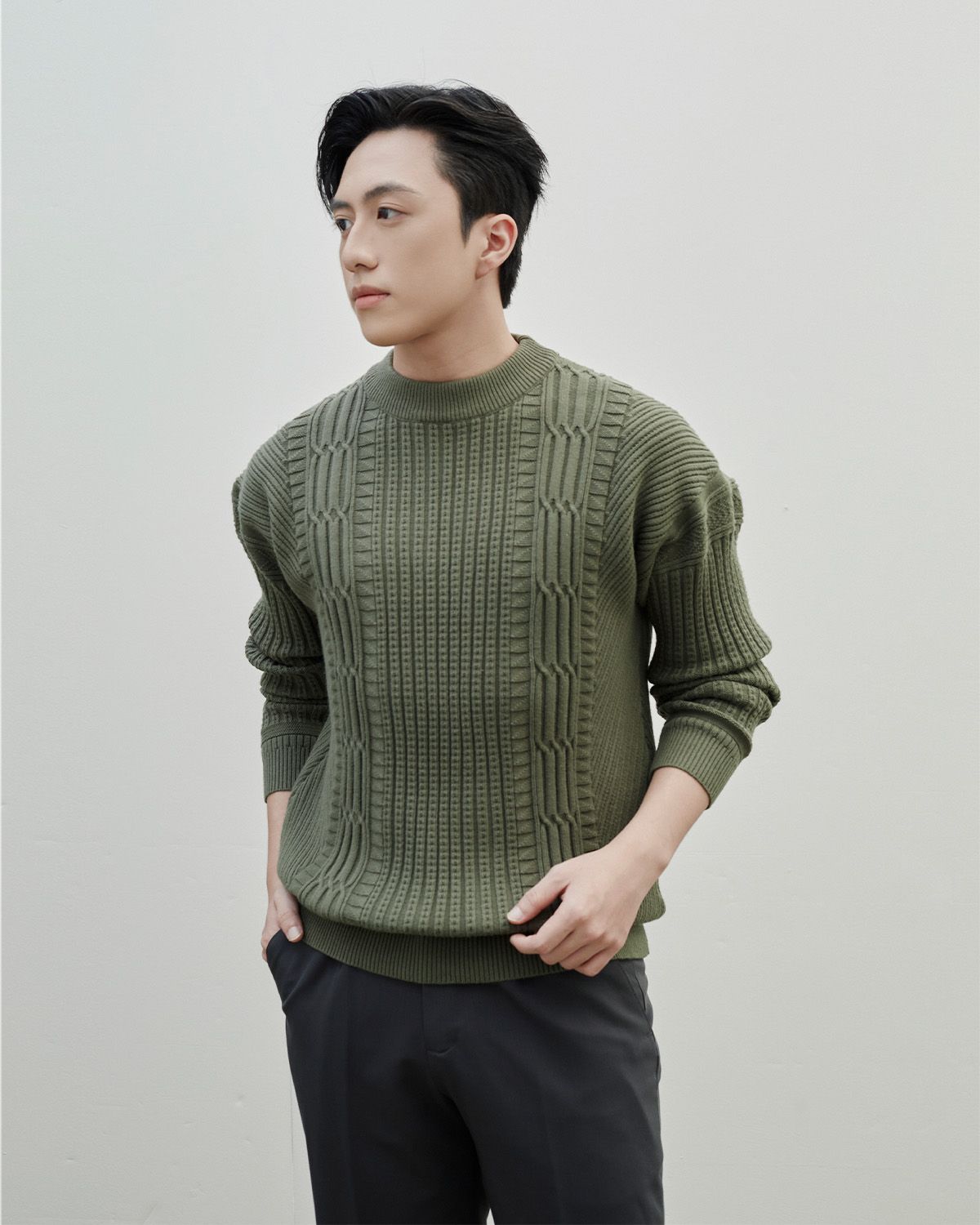 Blend Eyelet Knit