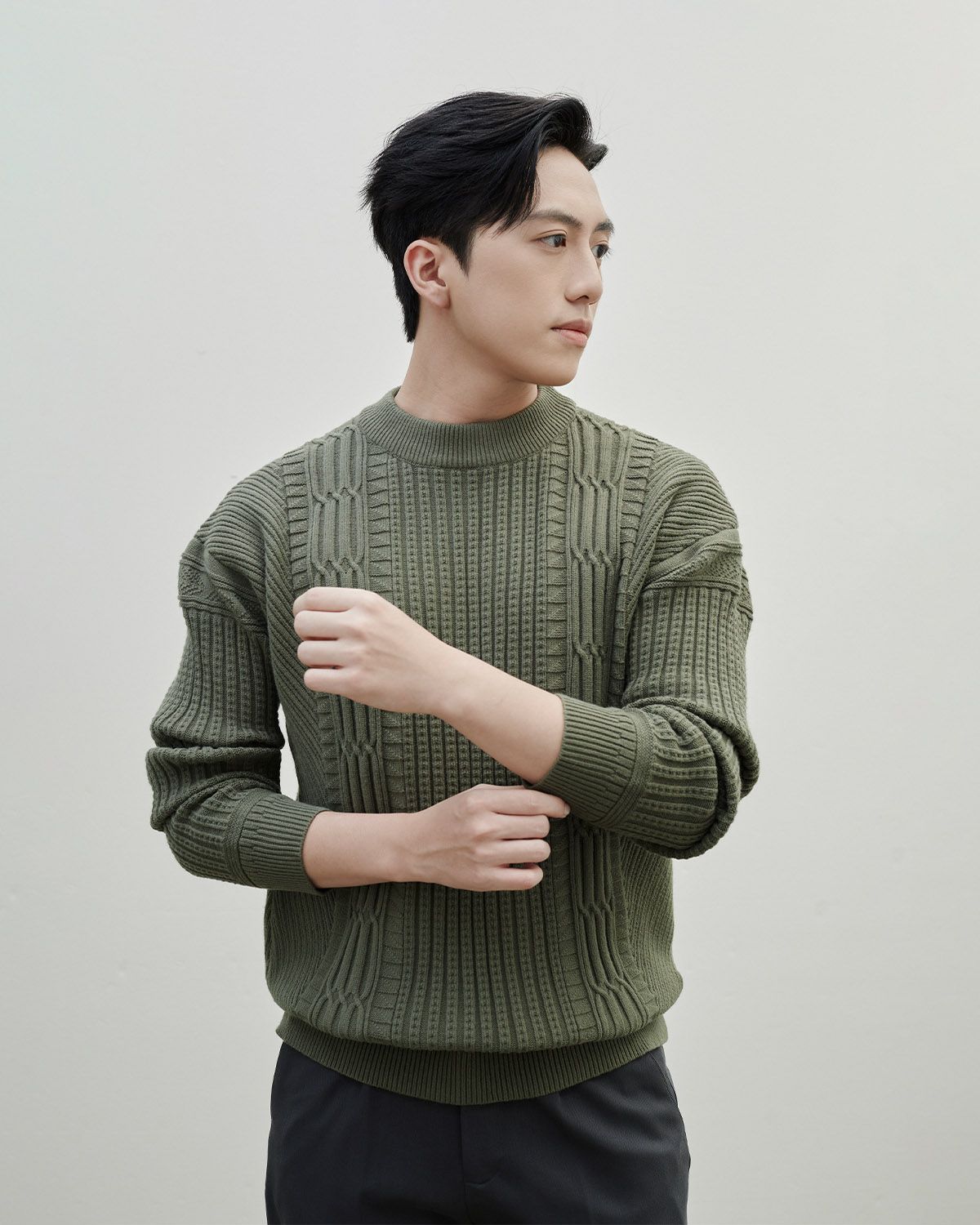 Blend Eyelet Knit