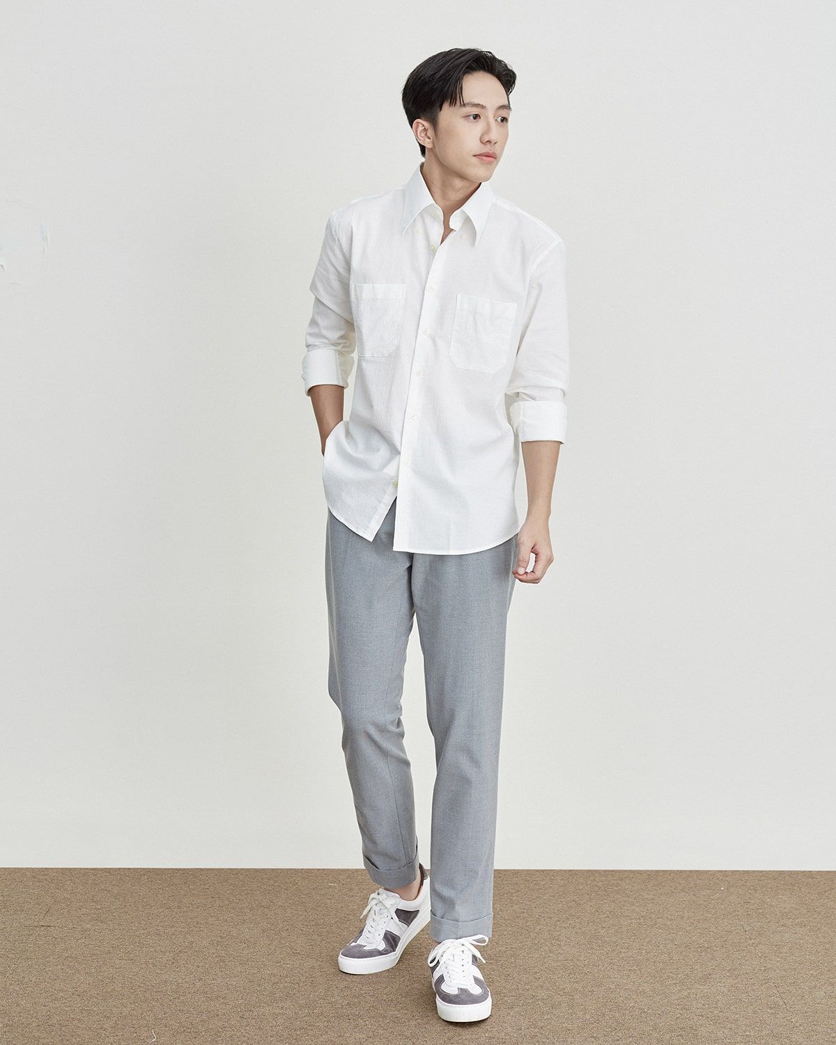 SIDE TAB BANDING TROUSER