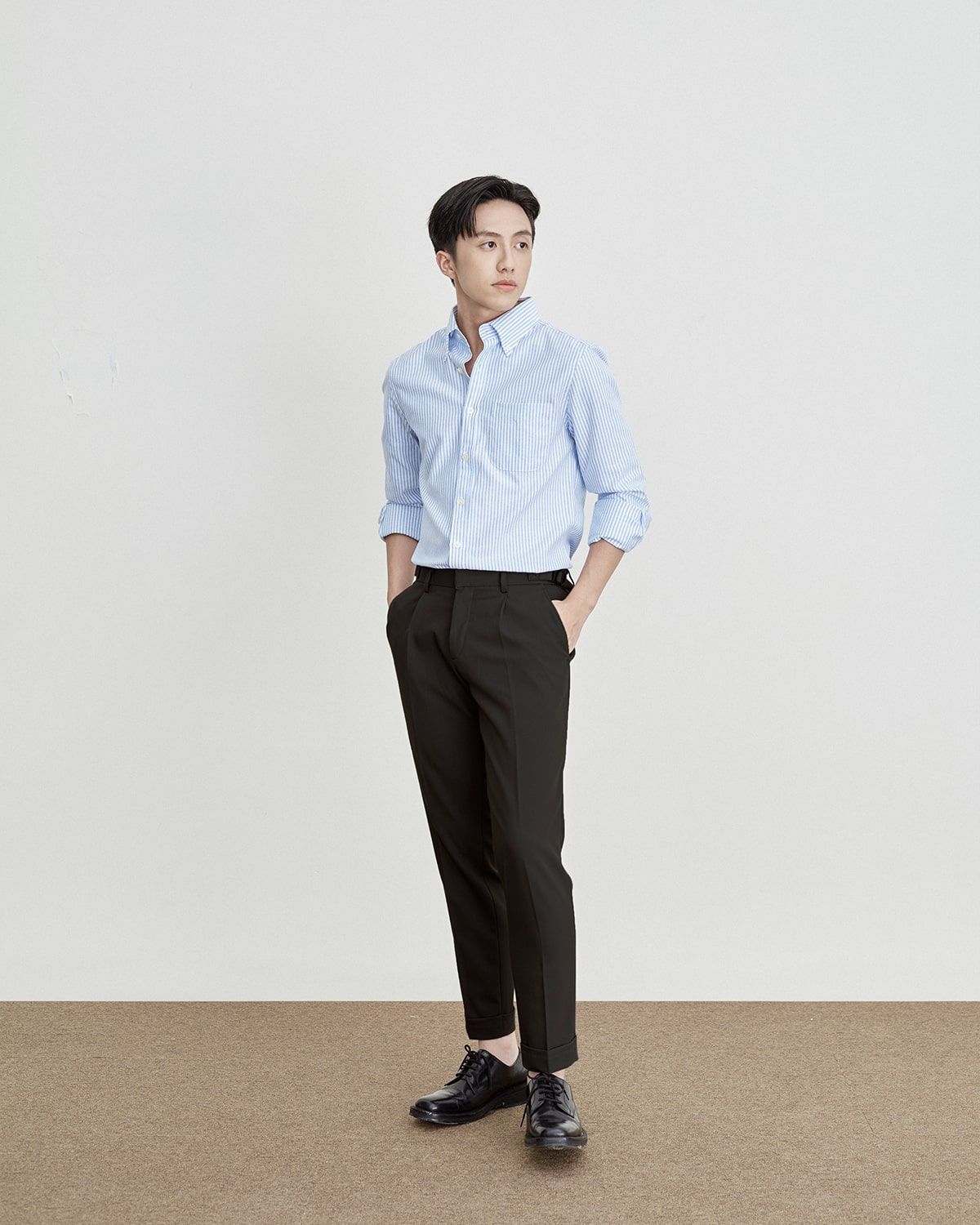 SIDE TAB BANDING TROUSER