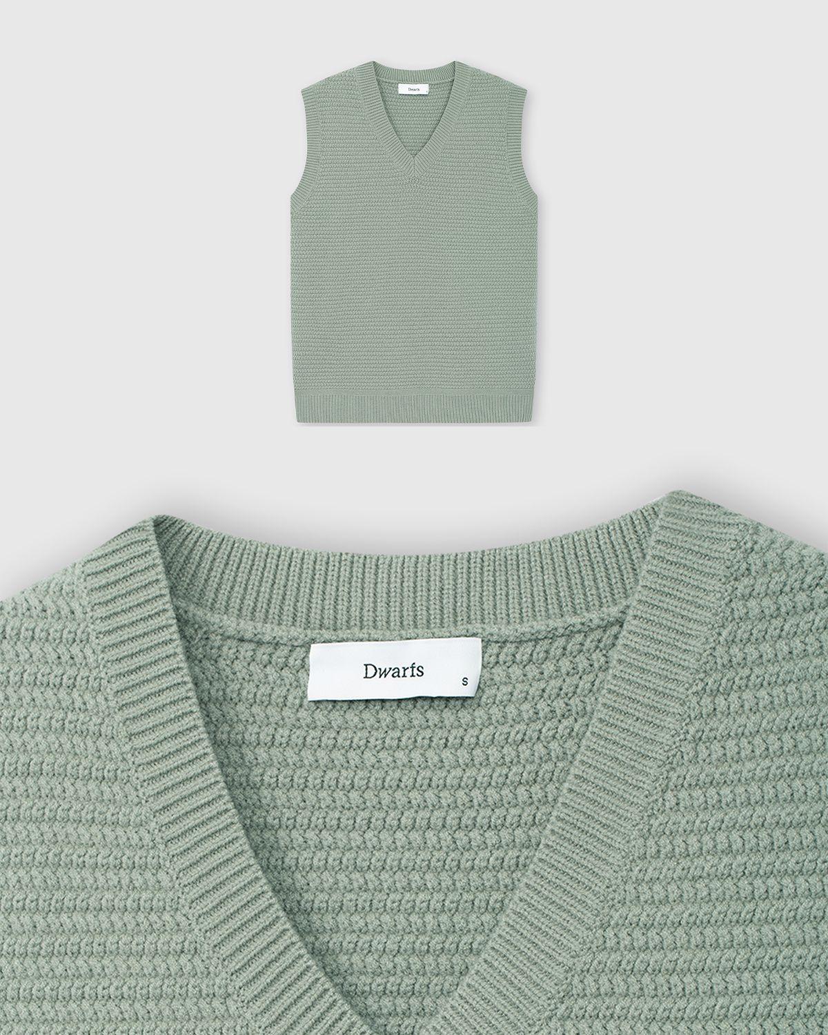 V-NECK NOTCH GILE KNIT