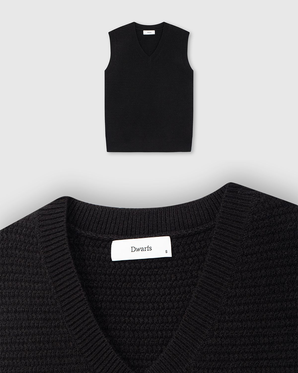 V-NECK NOTCH GILE KNIT