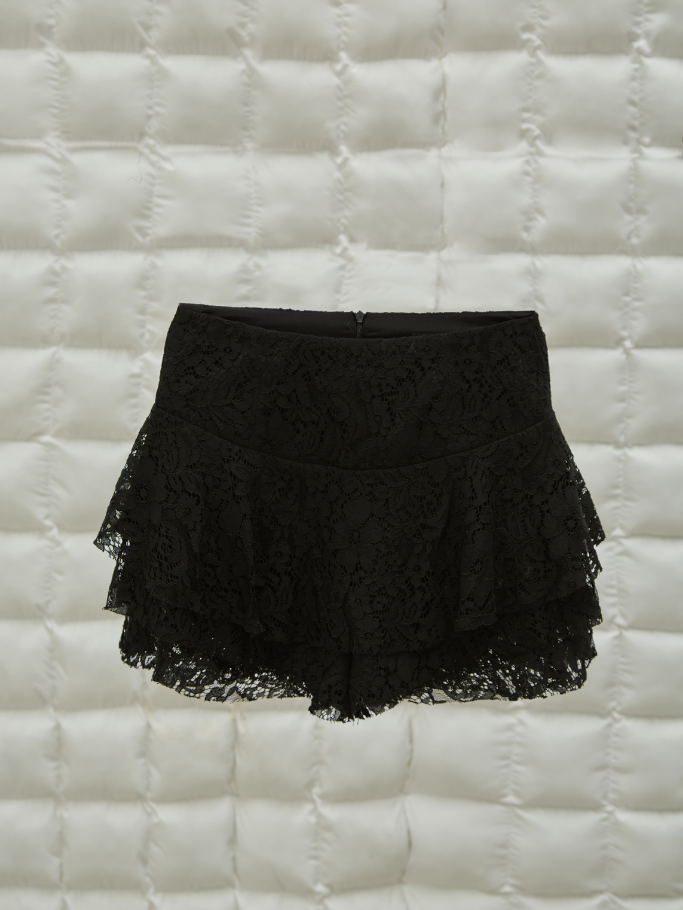 Skort Ren Tầng Đen