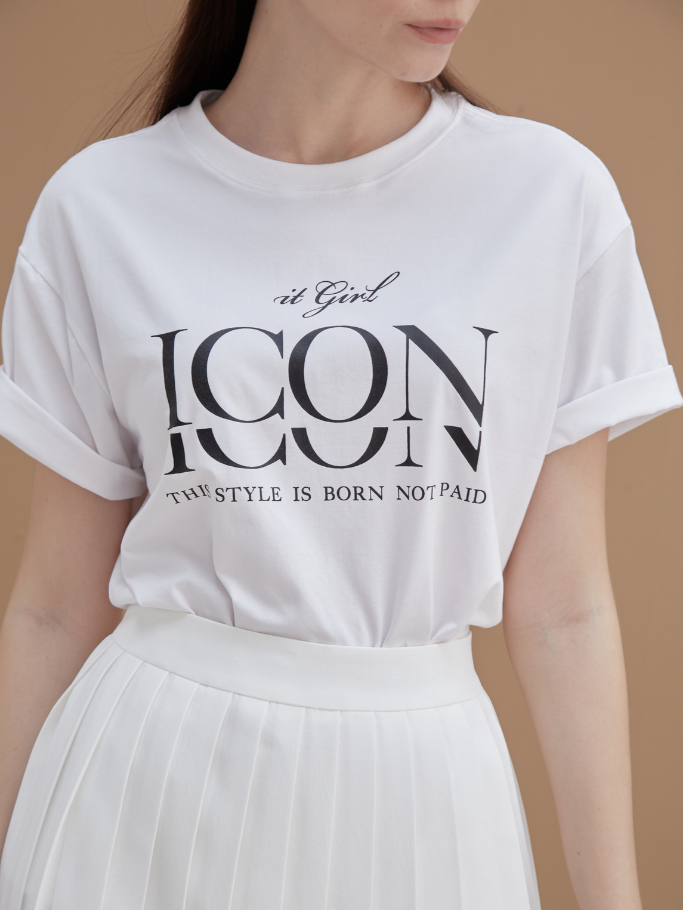 Áo Thun Trắng Icon