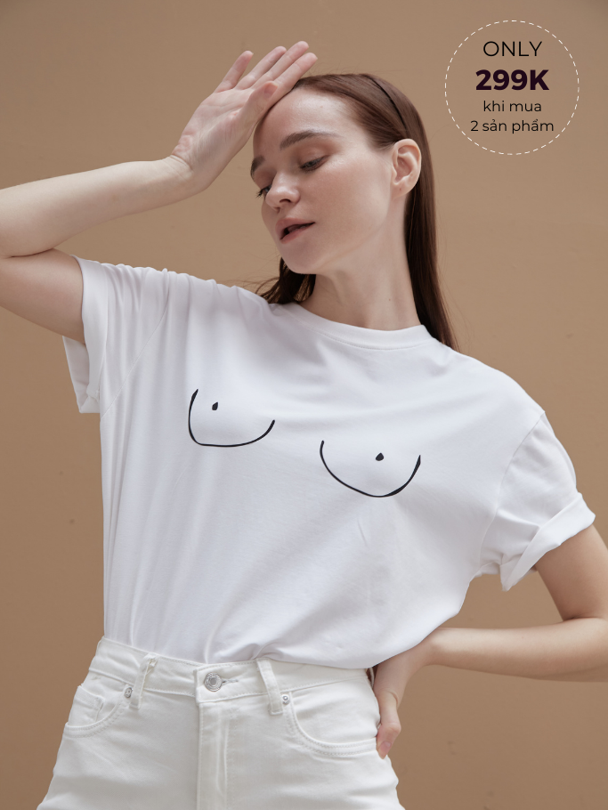 Áo Thun Trắng My Chest