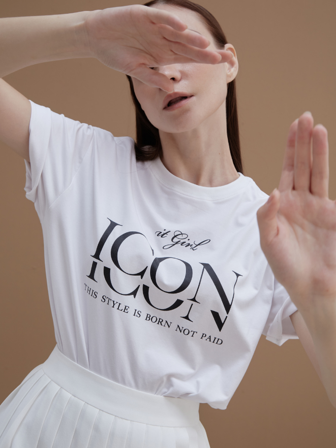 Áo Thun Trắng Icon