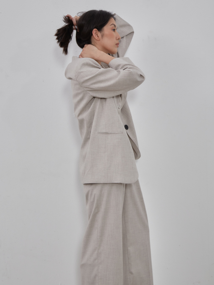 Quần Xám Lật Lai
