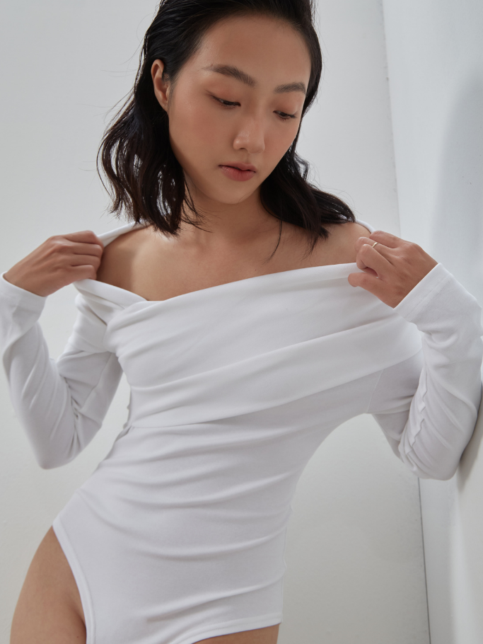 Bodysuit Thun Trắng Free Size