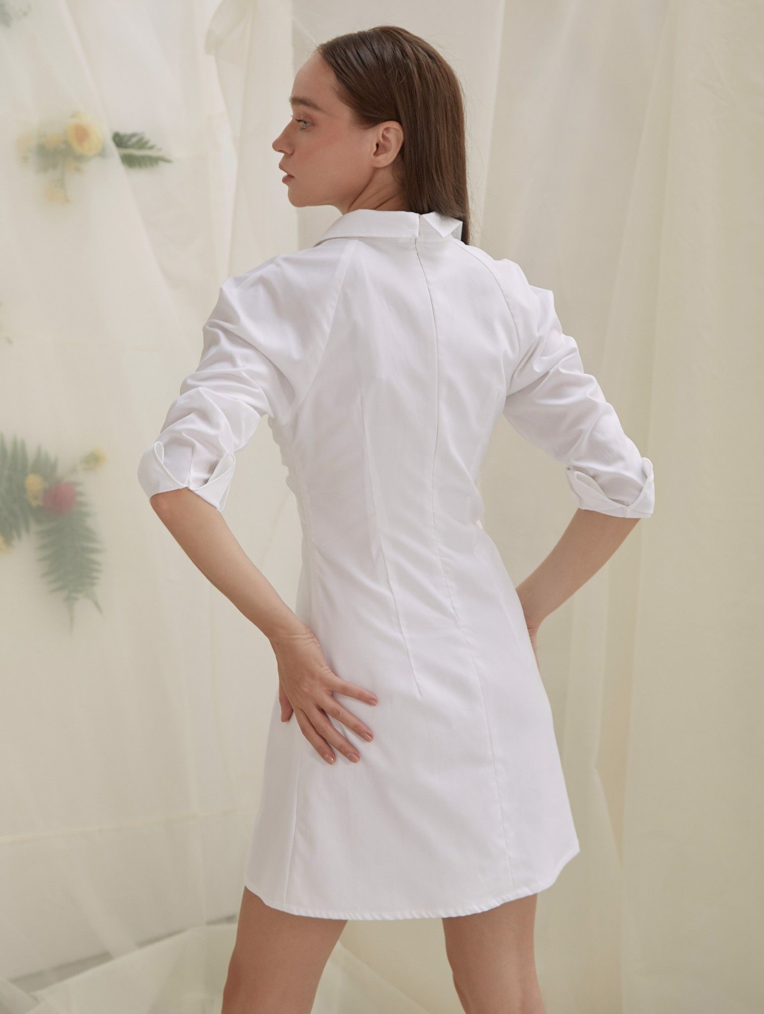 Đầm Kate Trắng Nơ