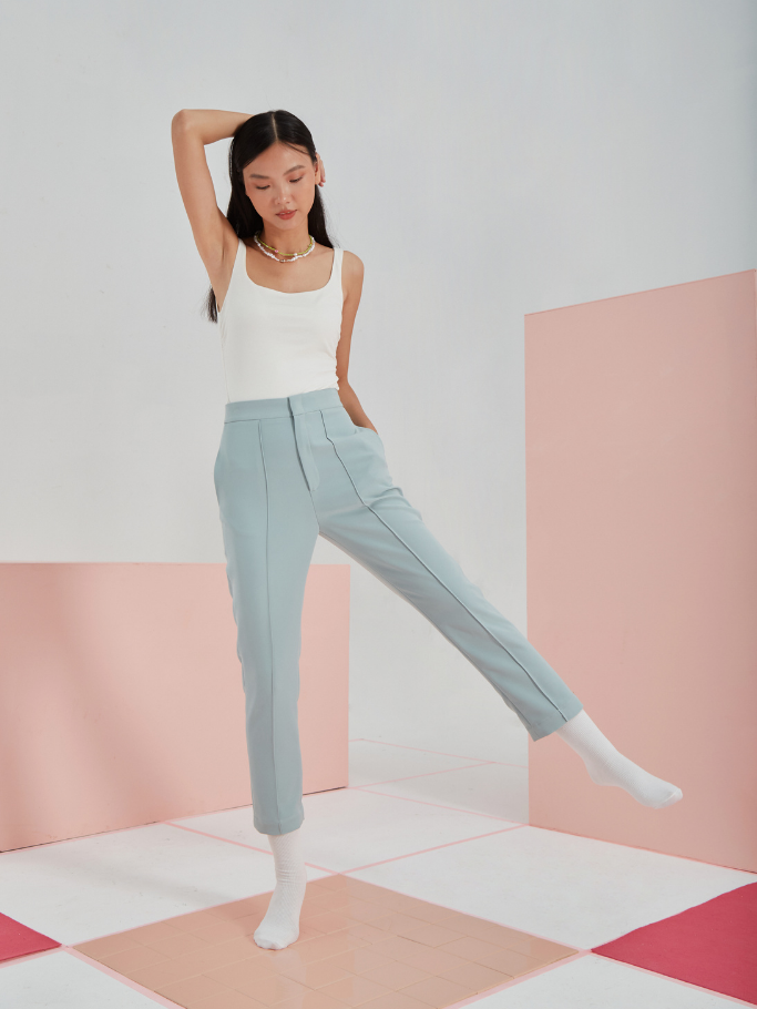 Áo Sát Nách Basic Trắng