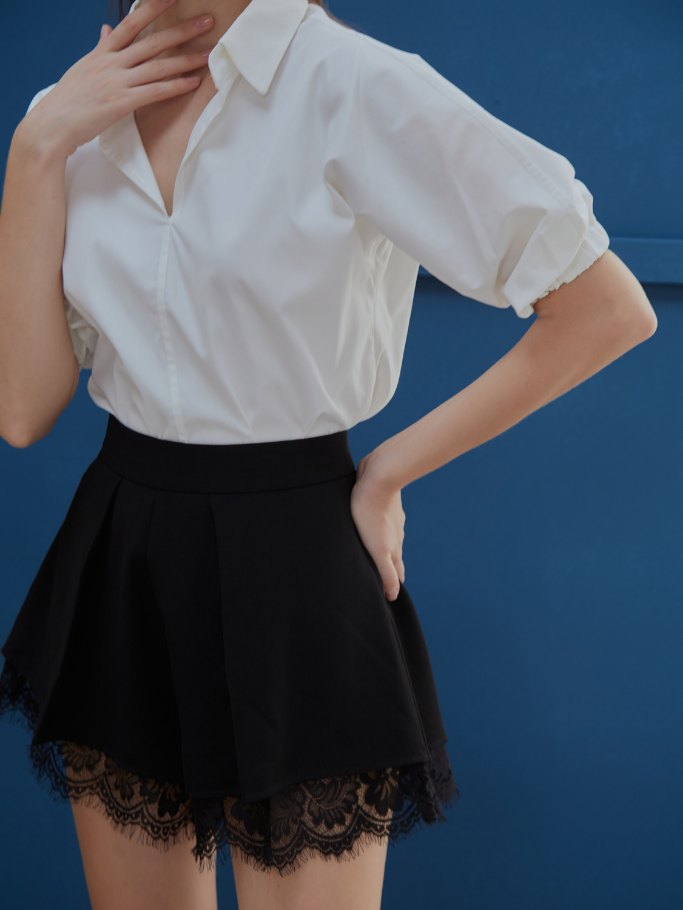 Quần Short Phối Ren