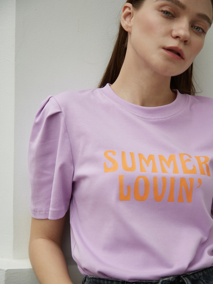 Áo Thun Tím Summer Lovin