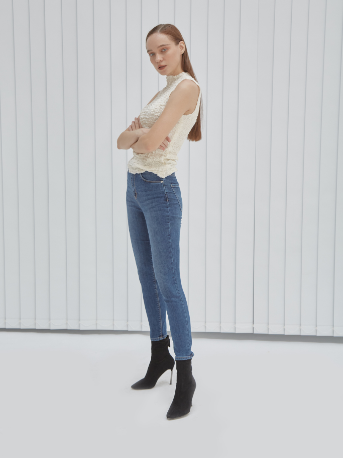 Quần Jean Skinny Xanh Đậm