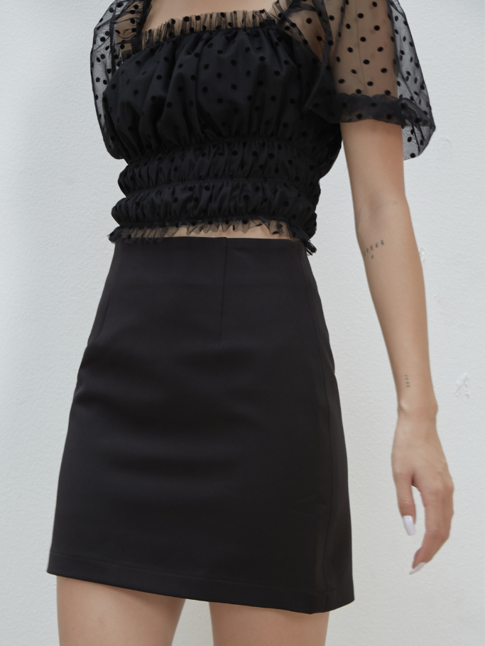 Quần Váy Đen Basic