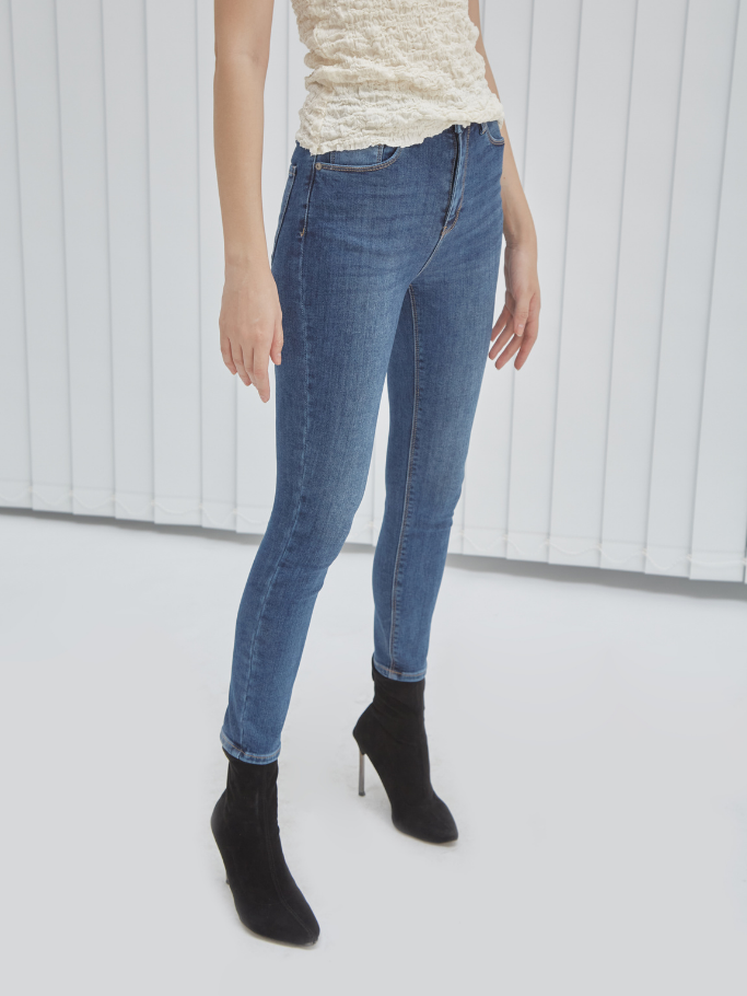 Quần Jean Skinny Xanh Đậm