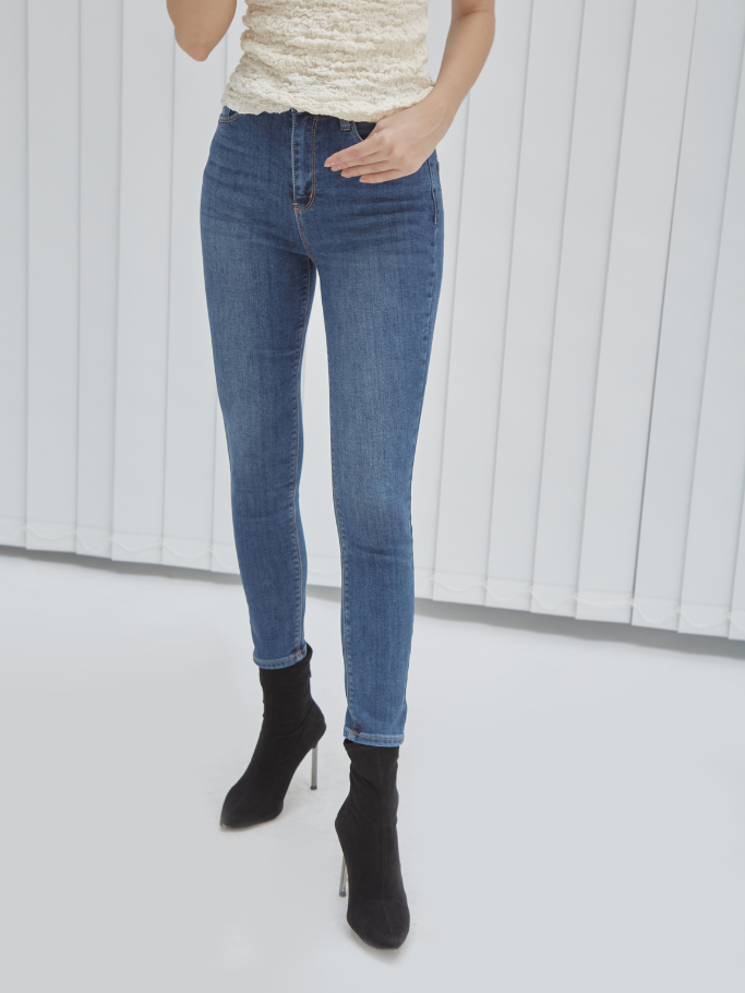 Quần Jean Skinny Xanh Đậm