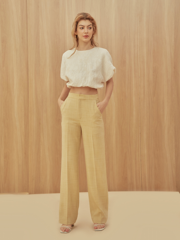Áo Croptop Tay Phồng Free Size