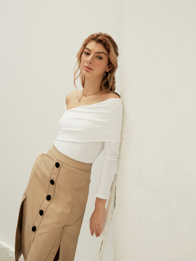 Bodysuit Thun Trắng Free Size