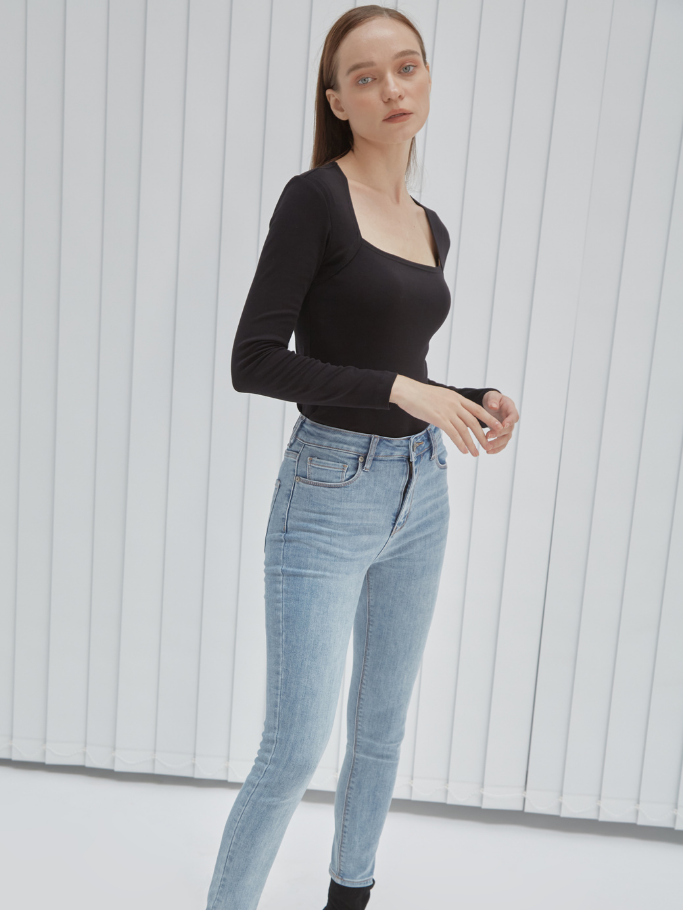 Quần Jean Skinny Xanh Nhạt