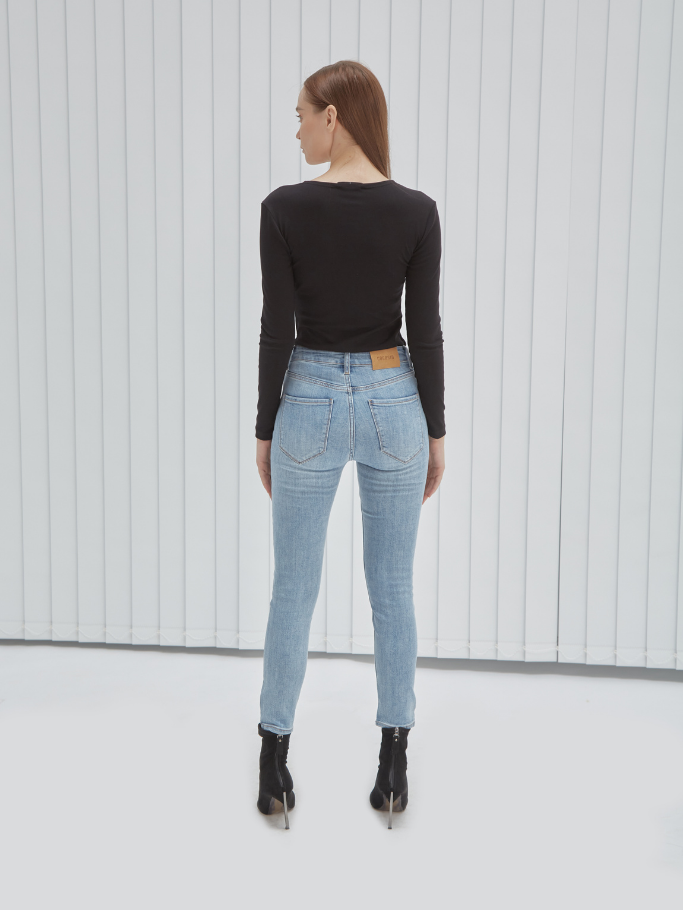 Quần Jean Skinny Xanh Nhạt