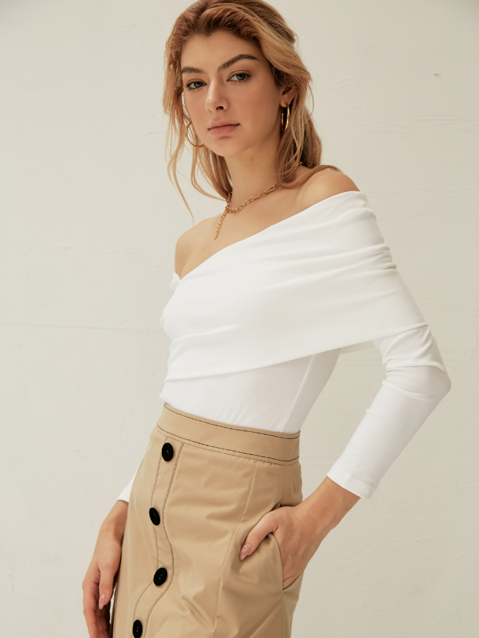 Bodysuit Thun Trắng Free Size
