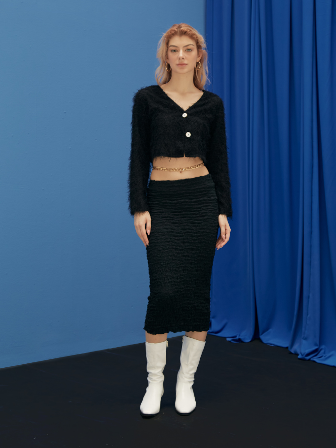 Cardigan Lông