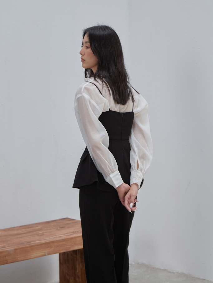 Áo 2 Dây Phối Túi