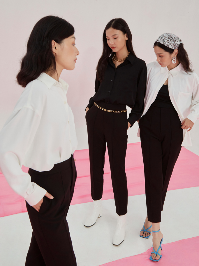 Áo Sơ Mi Trắng Basic