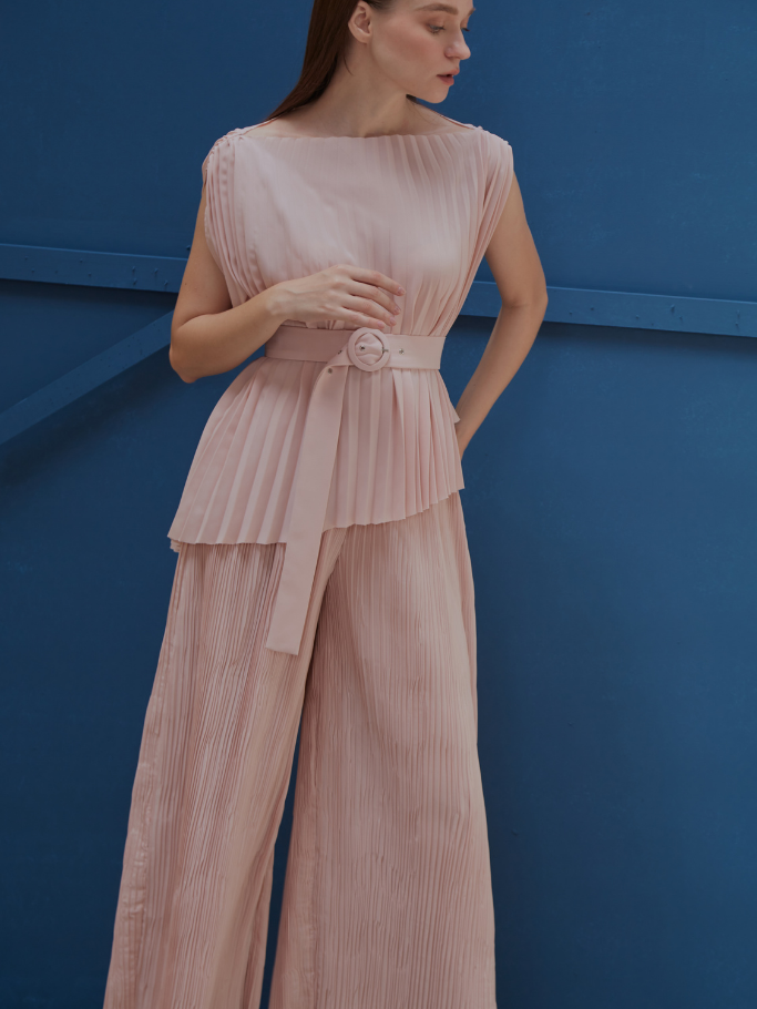 Áo Sát Nách Dập Ly Hồng Pastel