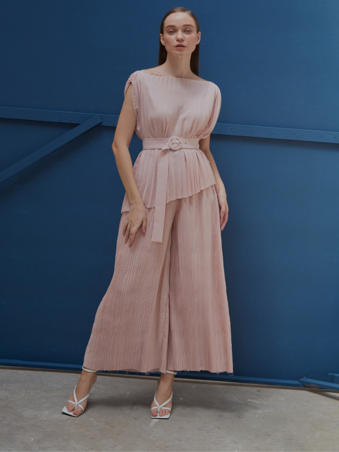 Áo Sát Nách Dập Ly Hồng Pastel