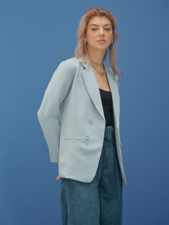 Áo Blazer Xanh Blue