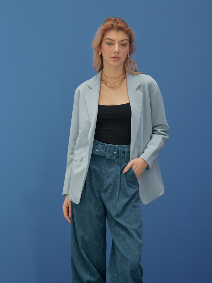 Áo Blazer Xanh Blue