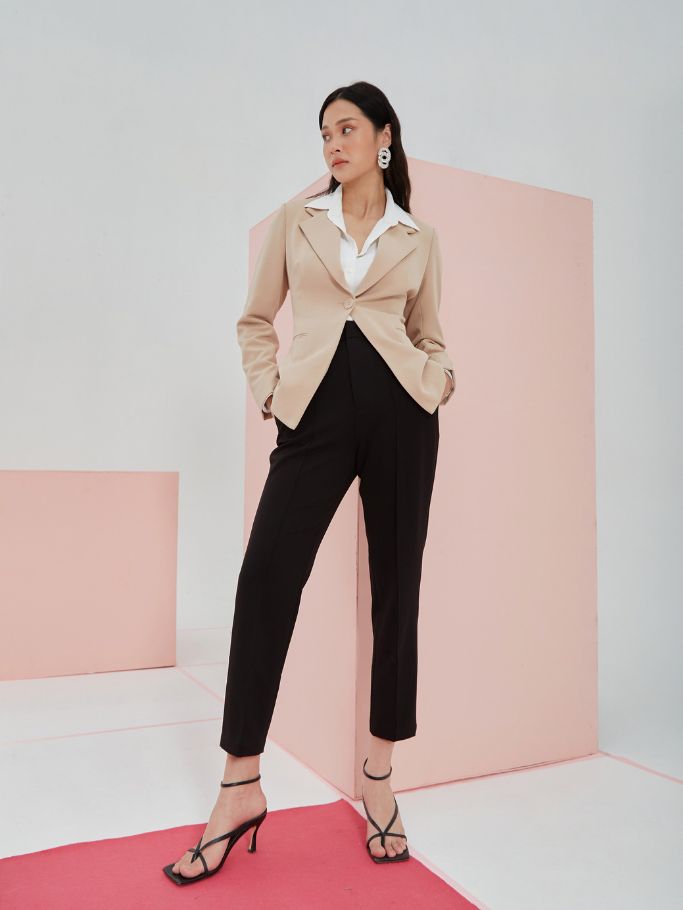 Blazer Nâu Form Fit