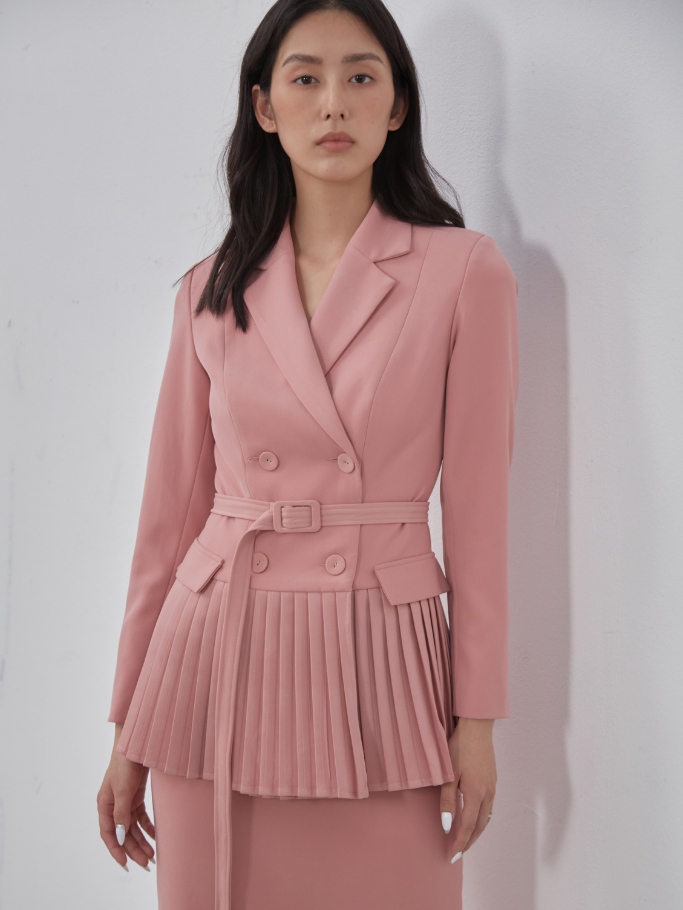 Váy Midi Hồng Đất Basic