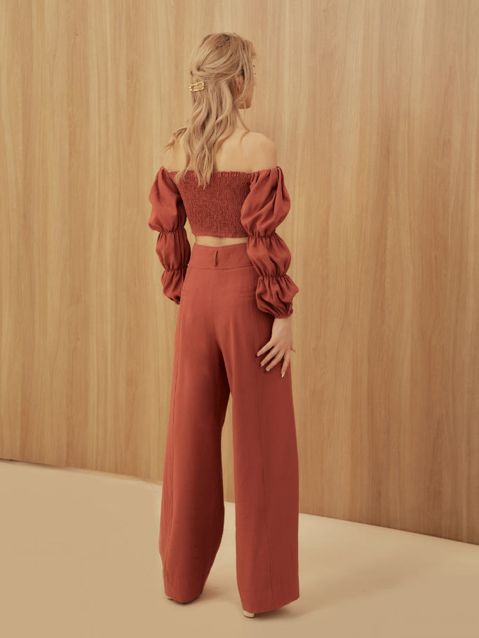 Áo Croptop Cam Tay Lỡ