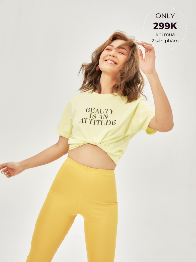 Áo Thun Vàng ATTITUDE