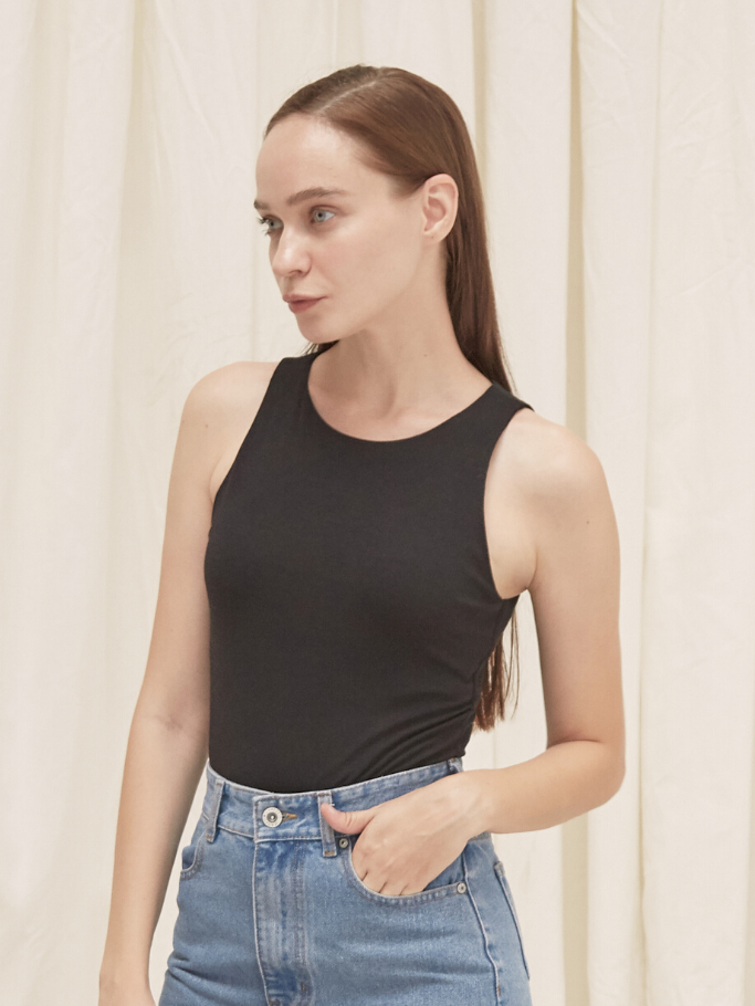 Bodysuit Sát Nách Đen
