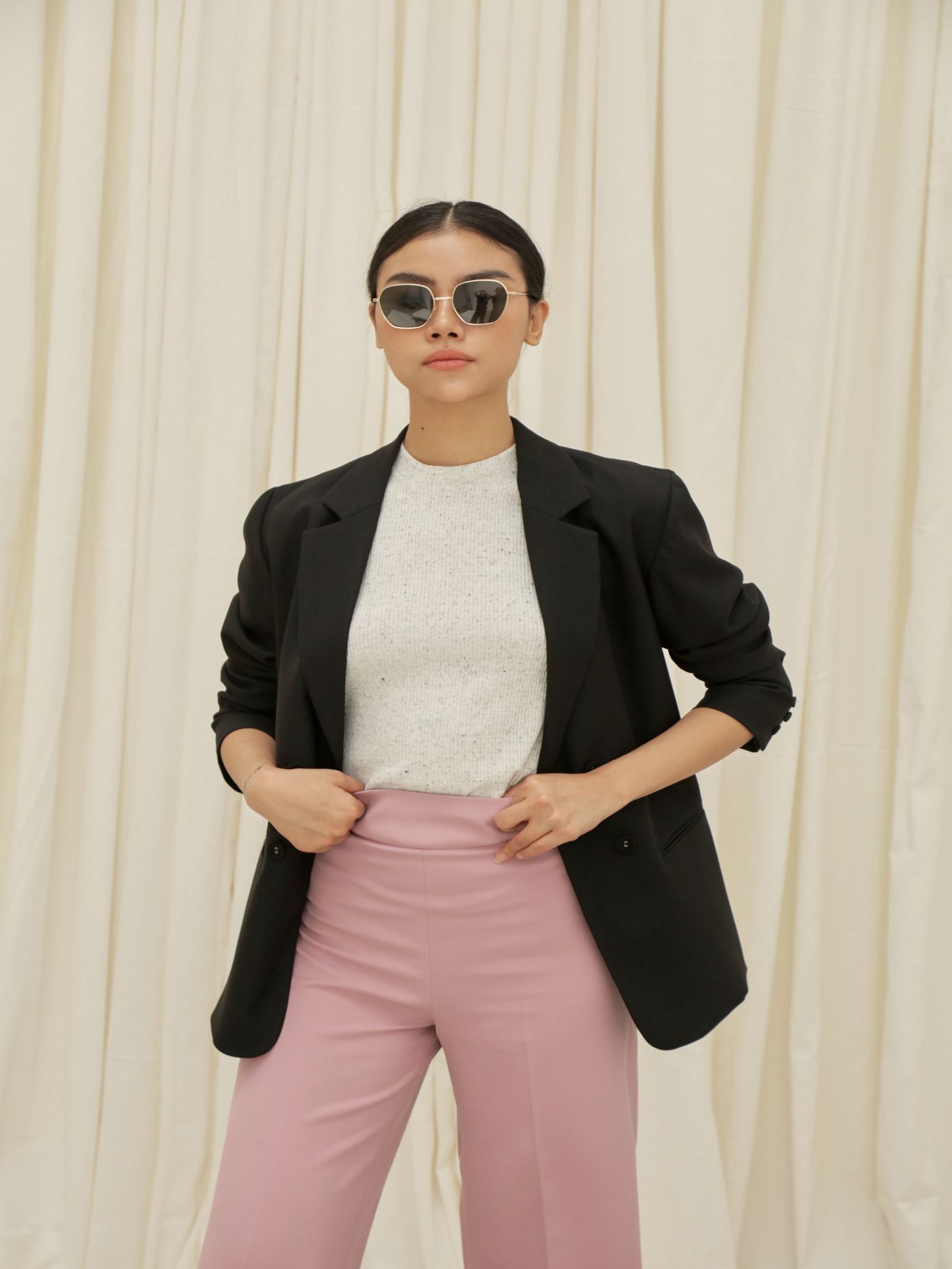 Áo Blazer Đen