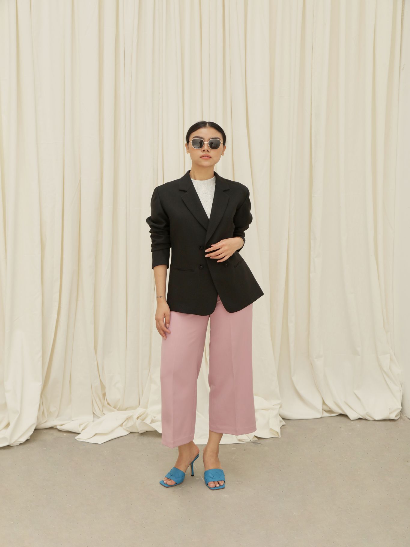 Áo Blazer Đen